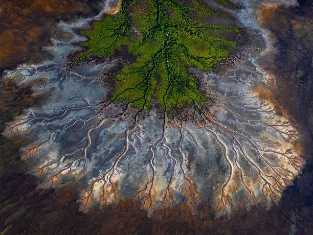 Aerial view of the Gulf of Carpentaria