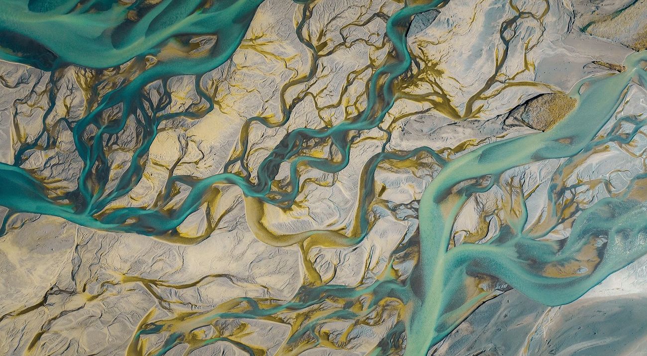 Aerial view of Himalayas