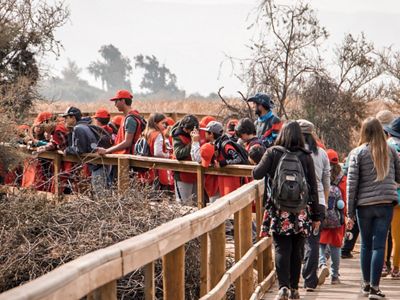 TNC lleva a cabo proyectos de educación ambiental para que las nuevas generaciones conozcan cómo cuidar el ecosistema.