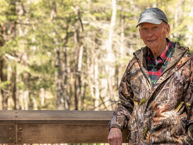 Bob Foss visits the All Persons Trail almost daily―and encourages his fellow residents to do the same.