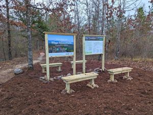 Signage at an Arkansas preserve.