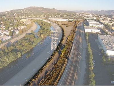 Aerial Image of the Bowtie, looking NW.