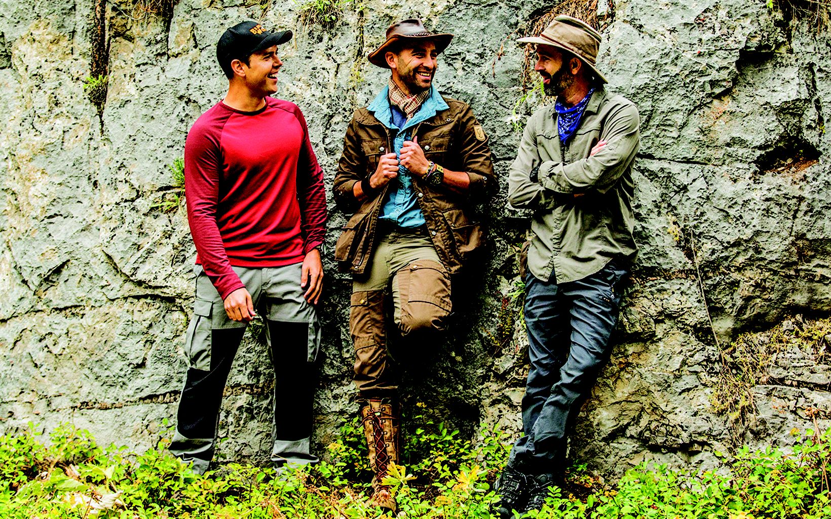 Brave Wilderness Hosts Mark Vins, Coyote Peterson and Mario Aldecoa plan to explore the creatures and critters that make their homes in The Nature Conservancy preserves.  © Wilderness Productions, LLC