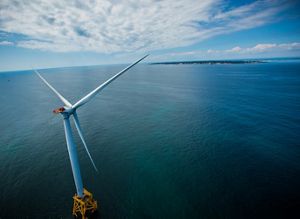 Water from store wind turbine