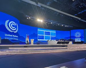 Salão de negociações da COP27