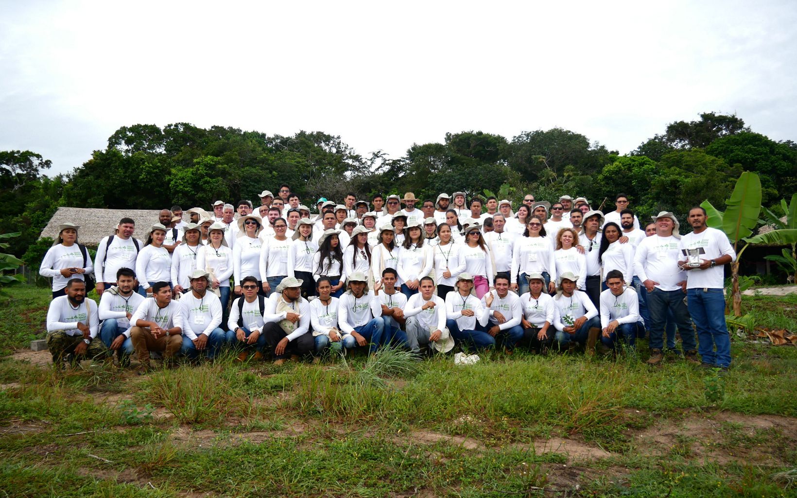 Especialistas e técnicos que participaram do I módulo na Reserva Extrativista Tapajós Arapiuns.