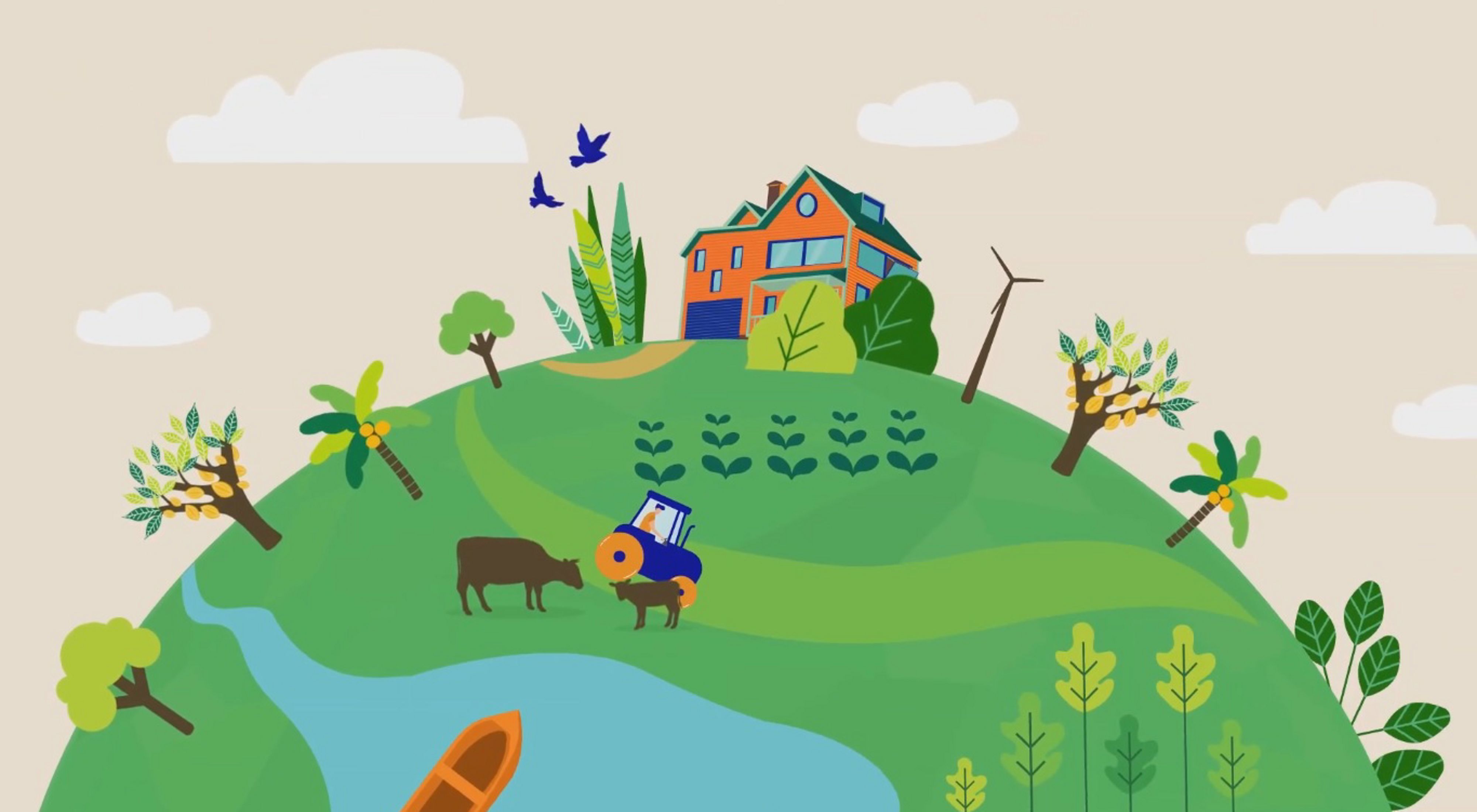 Imagem do vídeo sobre o Plano de Regularização Ambiental.