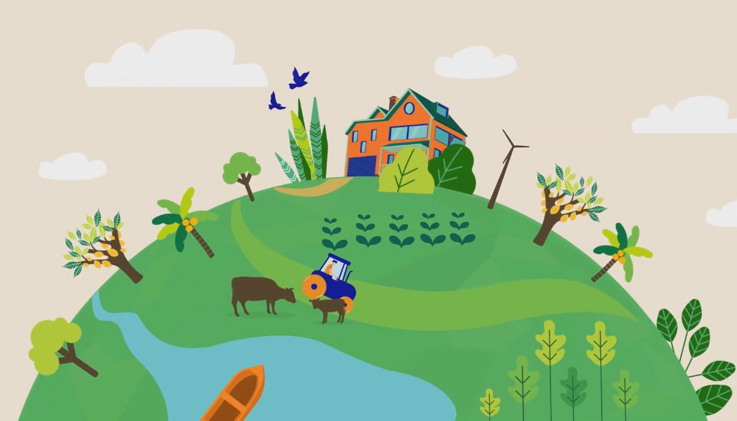 Imagem do vídeo sobre o Plano de Regularização Ambiental.