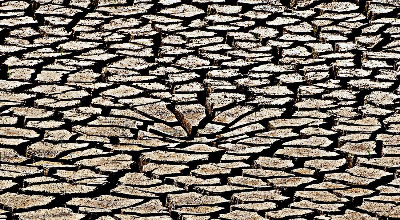 Terra ressecada no Cerrado Brasileiro