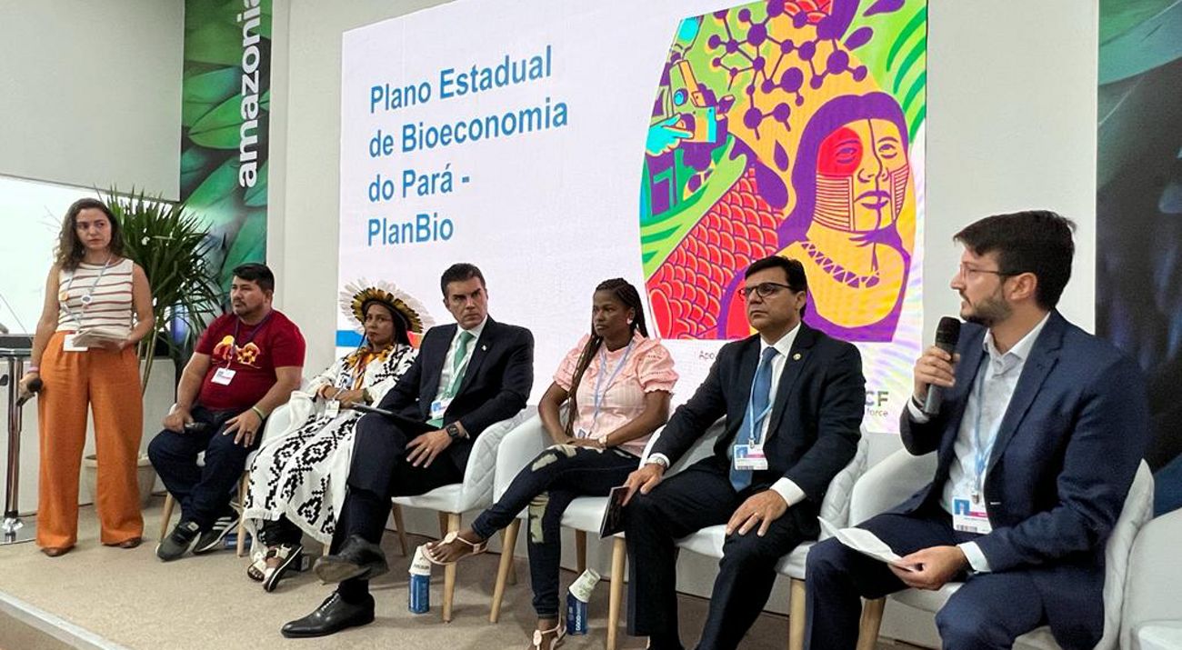 Evento de lançamento do Planbio na COP27.