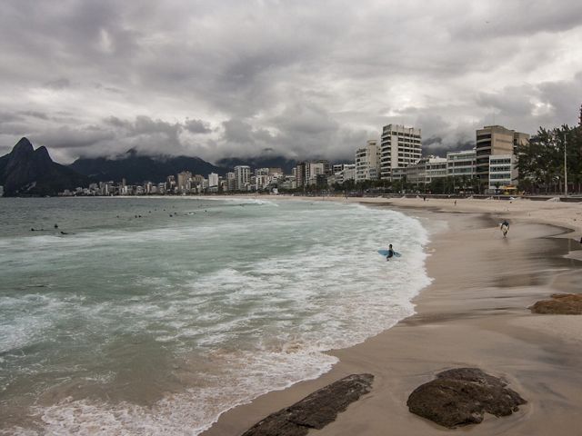 Praia de Ipanema, no Rio de Janeiro-RJ