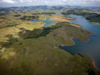 The deforested area around Brazil’s Cachoeira Reservoir will be part of a massive tree planting project.
