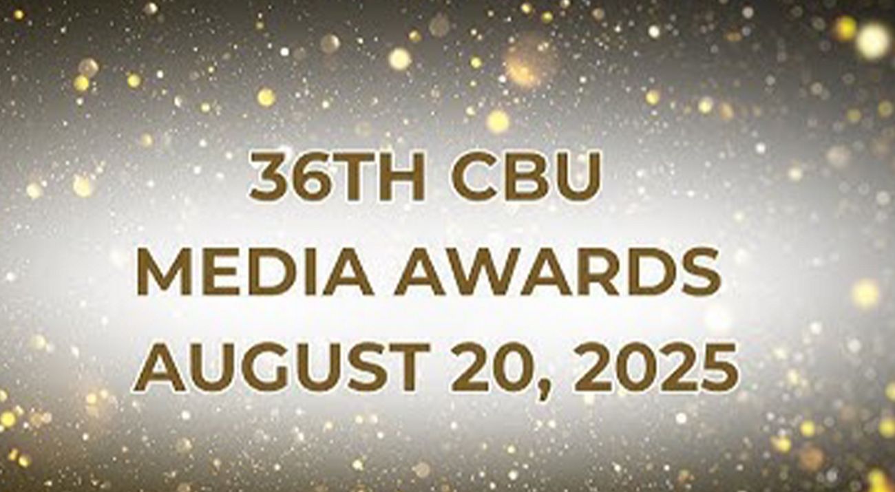An image that says 36th CBU Media Awards.