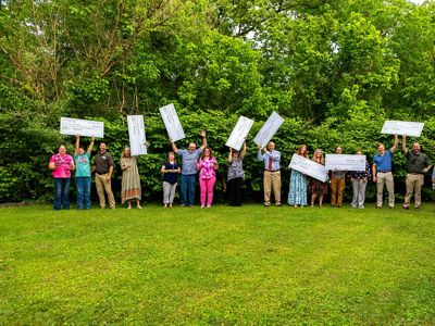 Cumberland Forest Community
Fund grant recipients celebrating.
