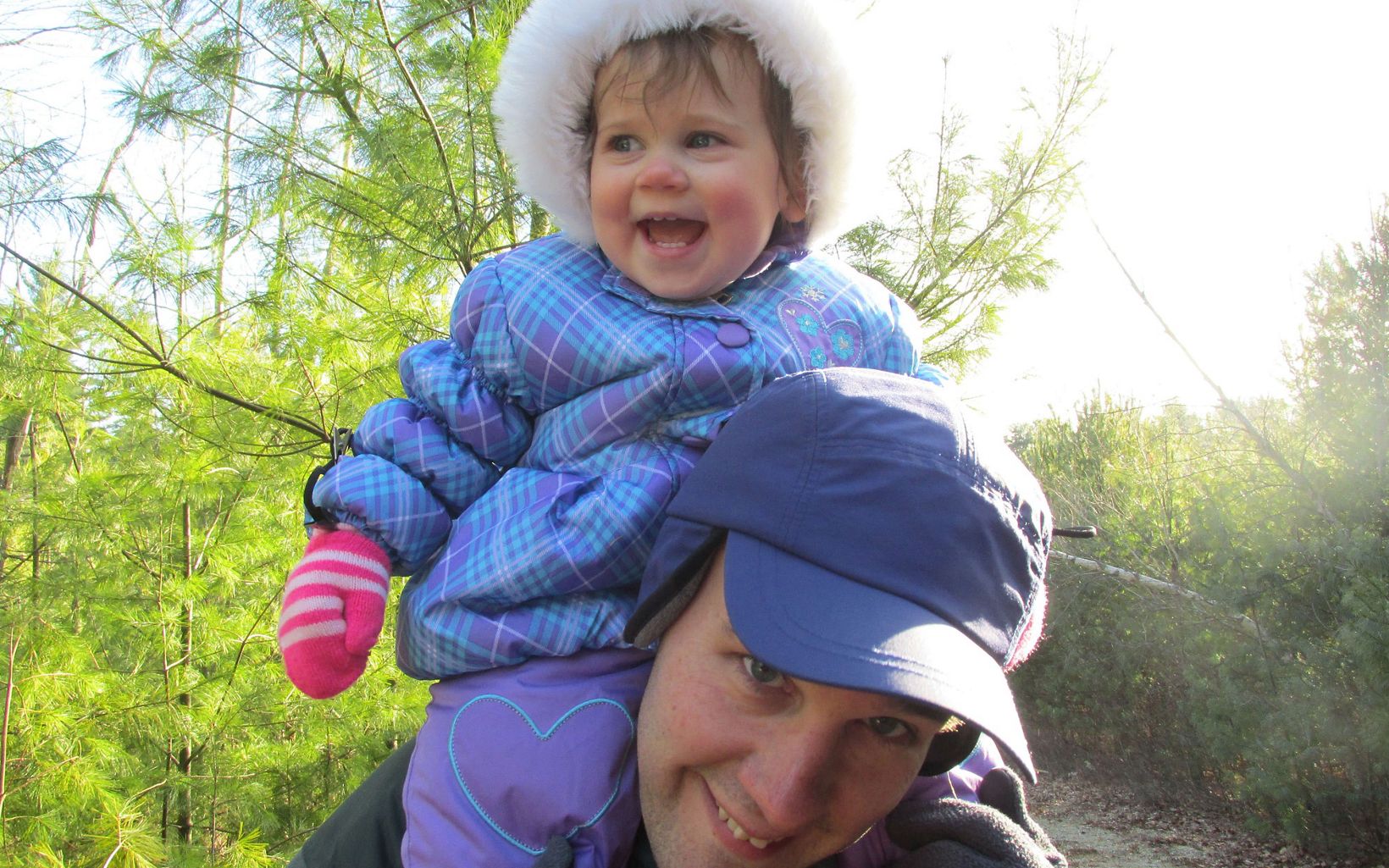 Indiana Chapter forester Chris Neggers and daughter Diana, 2014.                                     