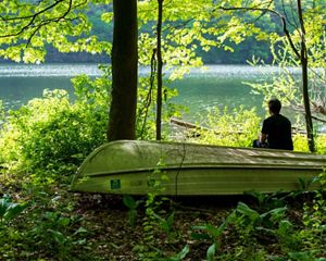 Taking it all in at the Arthur W. Butler Memorial Sanctuary north of New York City.
