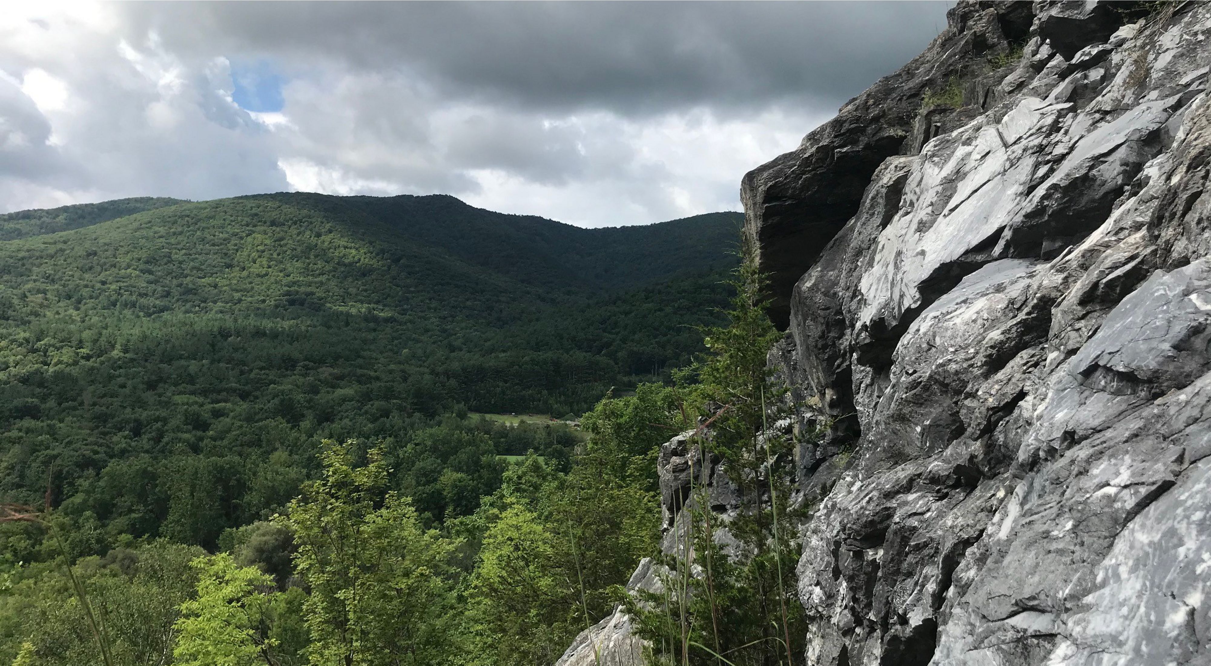 Image from the top of Quarry Hill Natural Area in Pownal, VT.