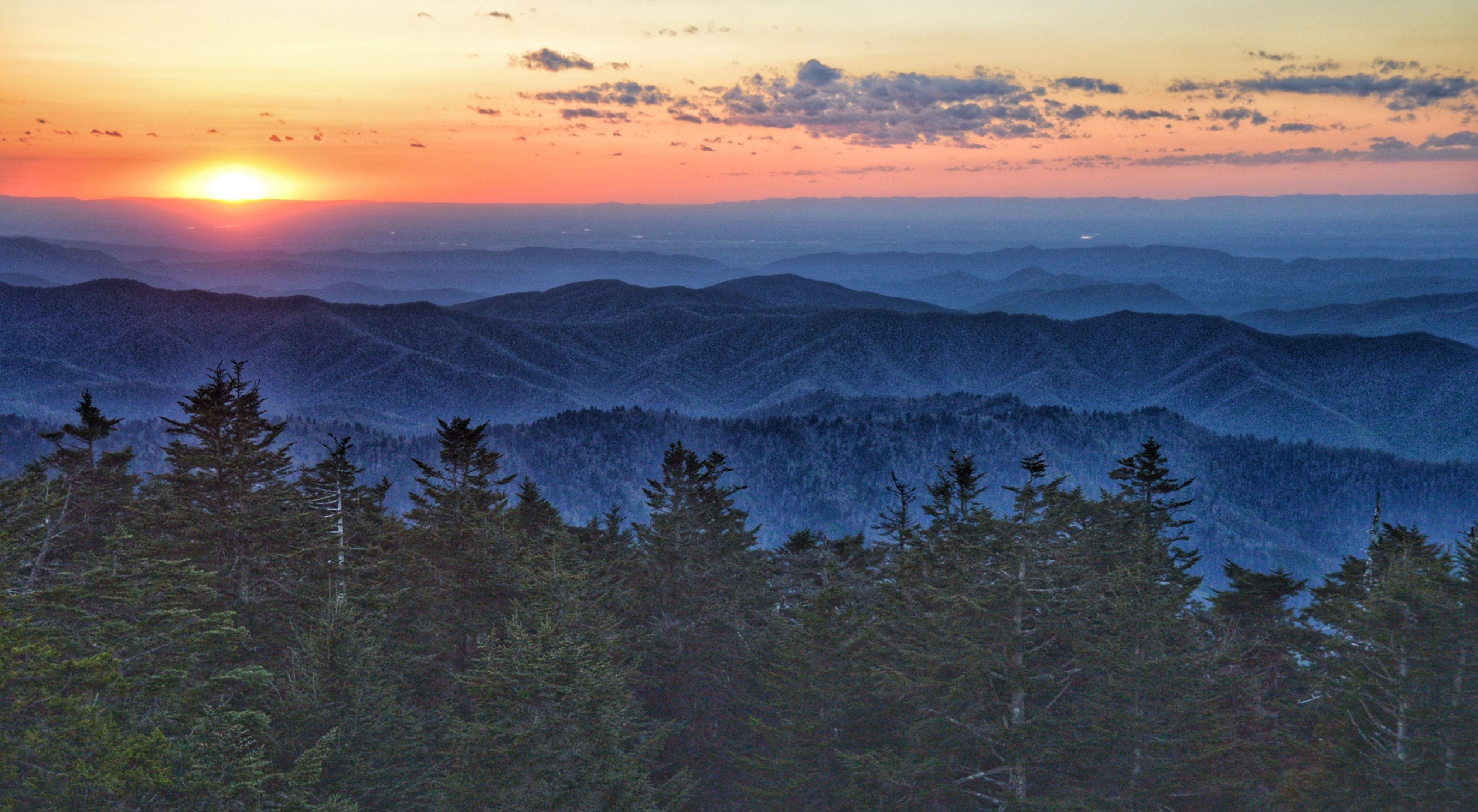 in Great Smoky Mountains National Park is the highest point in Tennessee.