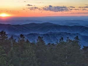 in Great Smoky Mountains National Park is the highest point in Tennessee.