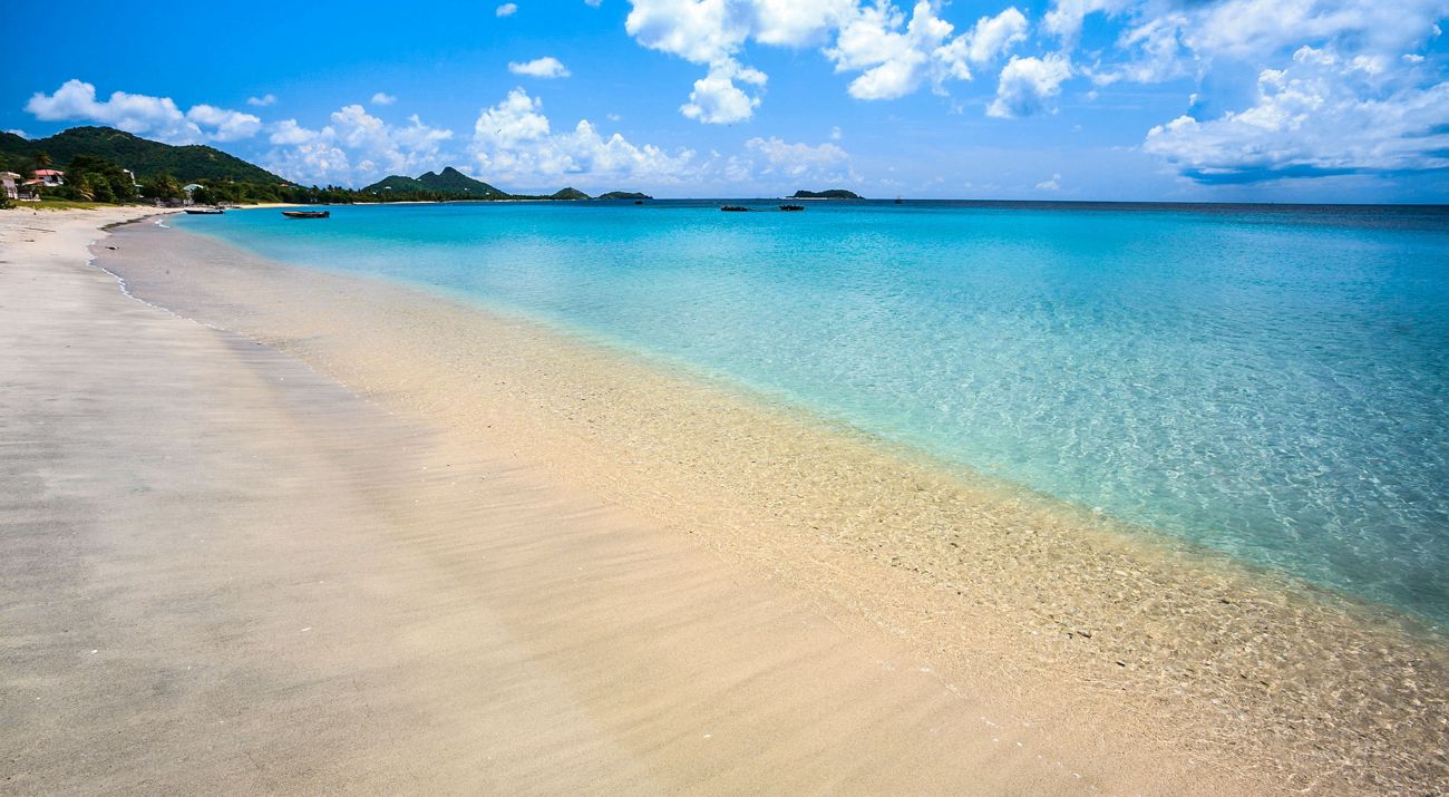 Coast along the island of Carriacou in Grenada