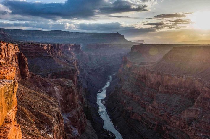 Toroweap Point above the Colorado River on the Grand Canyon's North Rim.