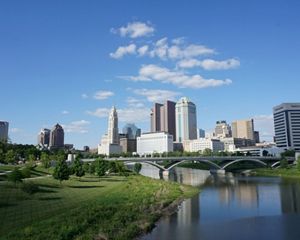 City of Columbus, Ohio skyline.