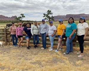 A group of interns at Canyonland Research Center in Utah.