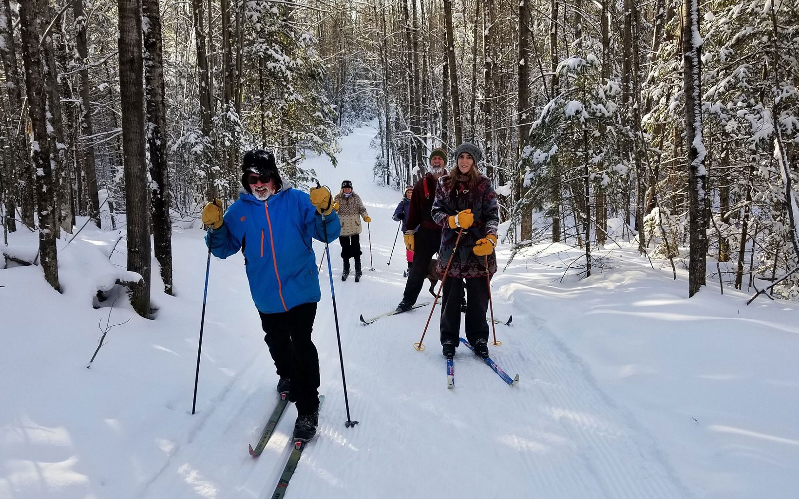 The Catherine Wolter Wilderness Area is a fun place for winter cross-country skiing.