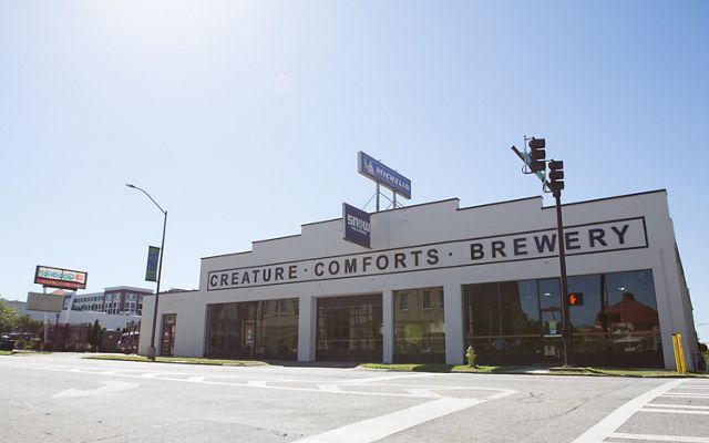 Exterior of the Creature Comforts Brewery in Georgia