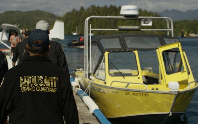 The Ahousaht Resource Stewardship Guardians patrol Tofino, on Vancouver Island.