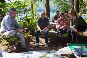Program Director Eric Delvin leads a team of staff and partners in Desolation Sound, BC.