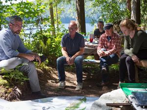 Program Director Eric Delvin leads a team of staff and partners in Desolation Sound, BC.
