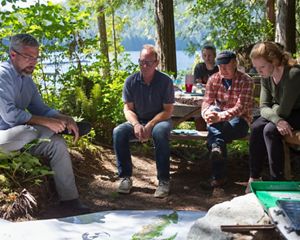 Program Director Eric Delvin leads a team of staff and partners in Desolation Sound, BC.