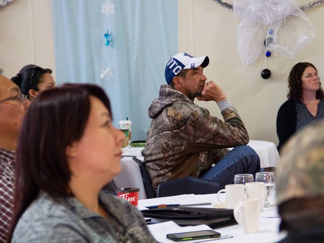 A gathering of First Nations in northern Manitoba