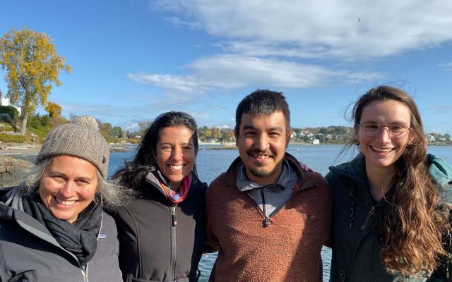 Claire Hutton, Jonaki Bhattacharyya, Jimmy Morgan and Claire Menendez are part of a team to offer flexible, remote support for Indigenous Guardian programs in Canada.