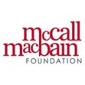  red and gray logo for mccall macbain foundation 