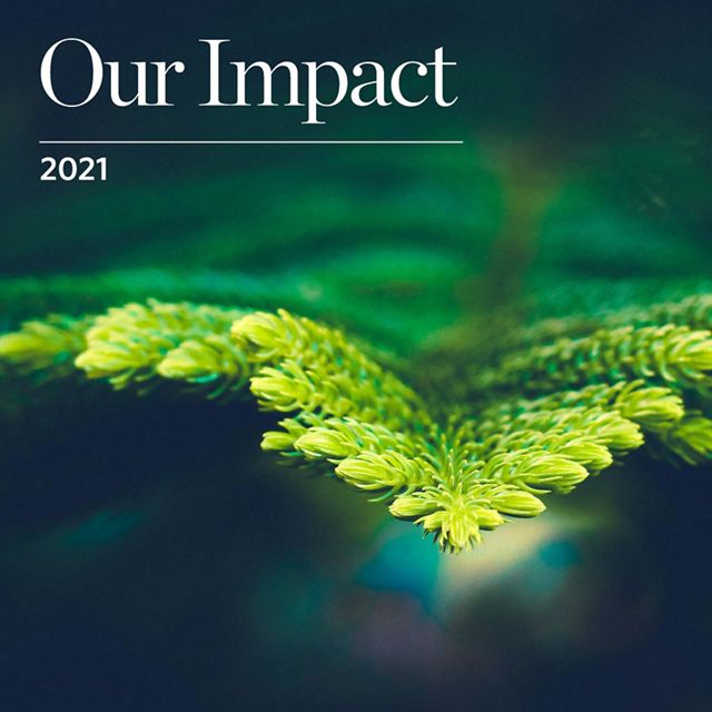 cover of Nature United's 2021 Impact Report