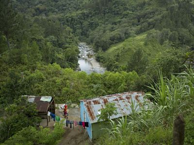 House in the mounain in Dominican Republic.