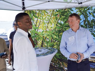 Rob and Prime Minister Mitchell.