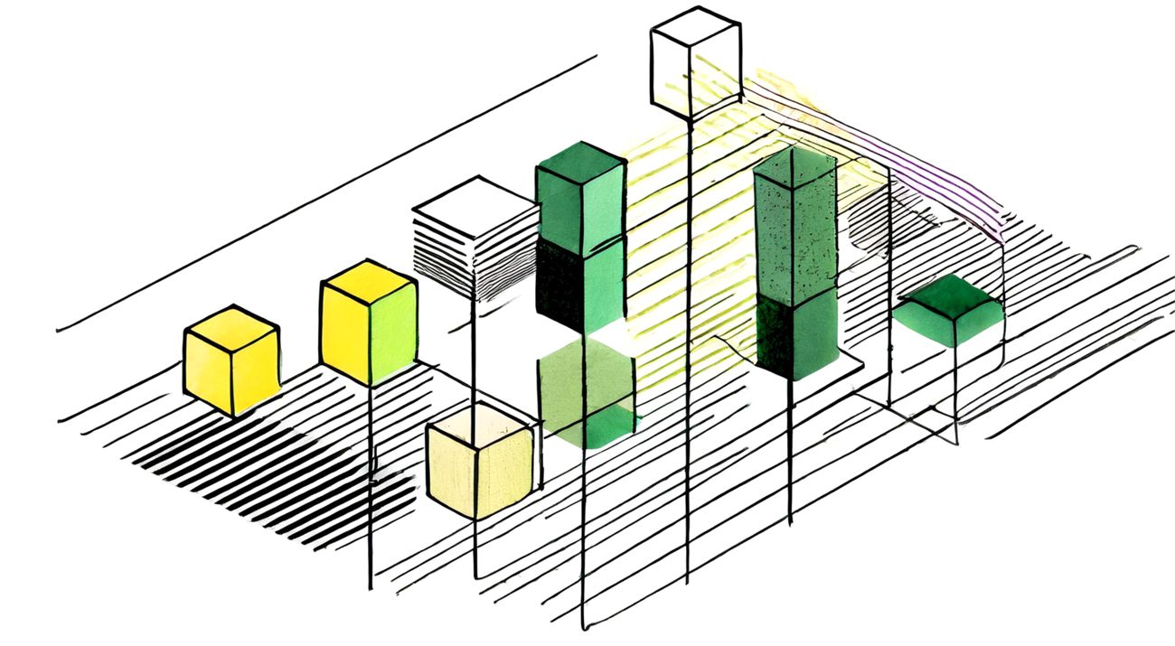 Illustration of a diverse group of people standing together