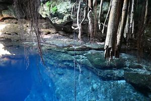 Cenote en México.