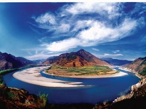 Yangtze River, Lijiang, Yunnan Province.