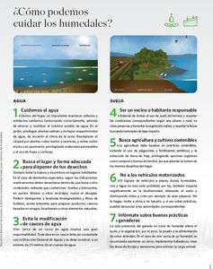 Parte 1, Decálogo Manual de Buenas Prácticas Medioambientales para vecinos de humedales