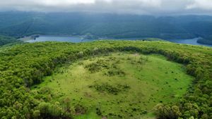Aerial view of the Potomac Highlands area.