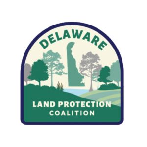 A logo of the Delaware Land Protection Coalition.