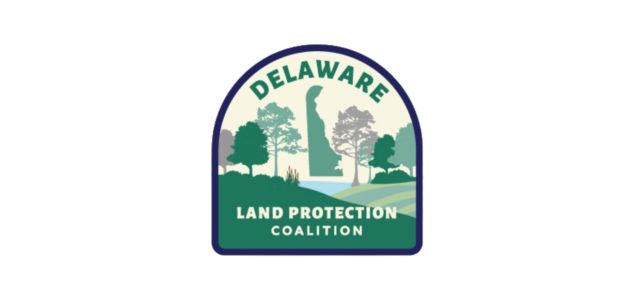 A logo of the Delaware Land Protection Coalition.