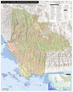 Vegetation map of Dangermond Preserve.