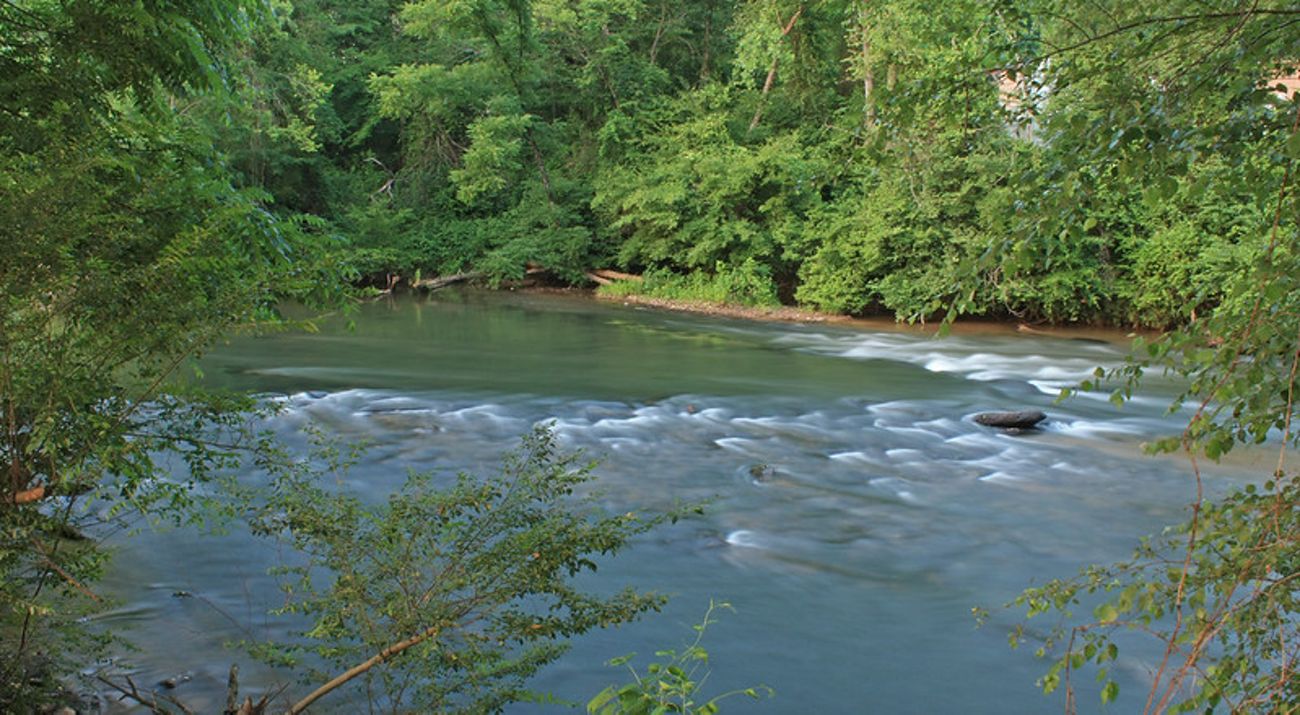 Etowah River near Castleberry Bridge, Georgia.