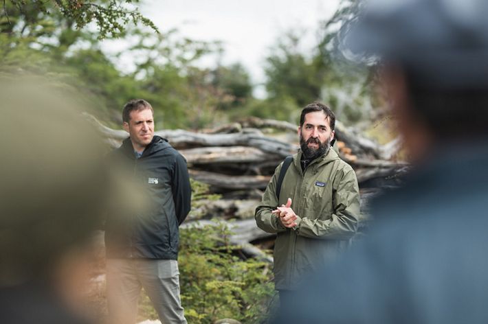 Juan José Donoso at Torres del Paine Conservation Reserve Inauguration