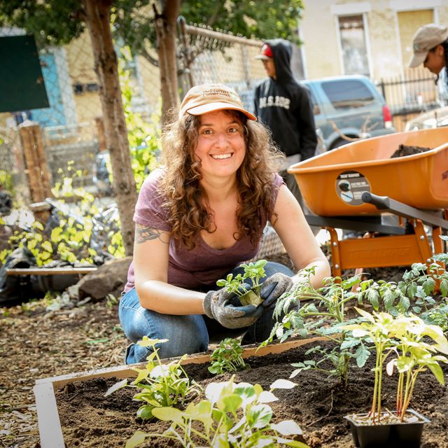 The Nature Conservancy Installs a Community GardenBrooklyn, New York - 06.04.16Credit: J Grassi